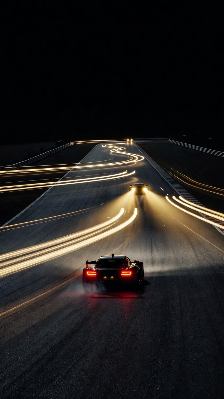 夜赛道直道